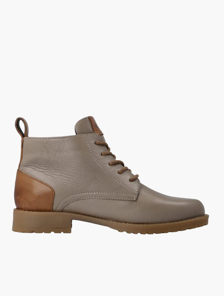 MyRunway | Shop Hi-Tec Taupe & Honey Namib Mid Lace-Up Ankle Boots